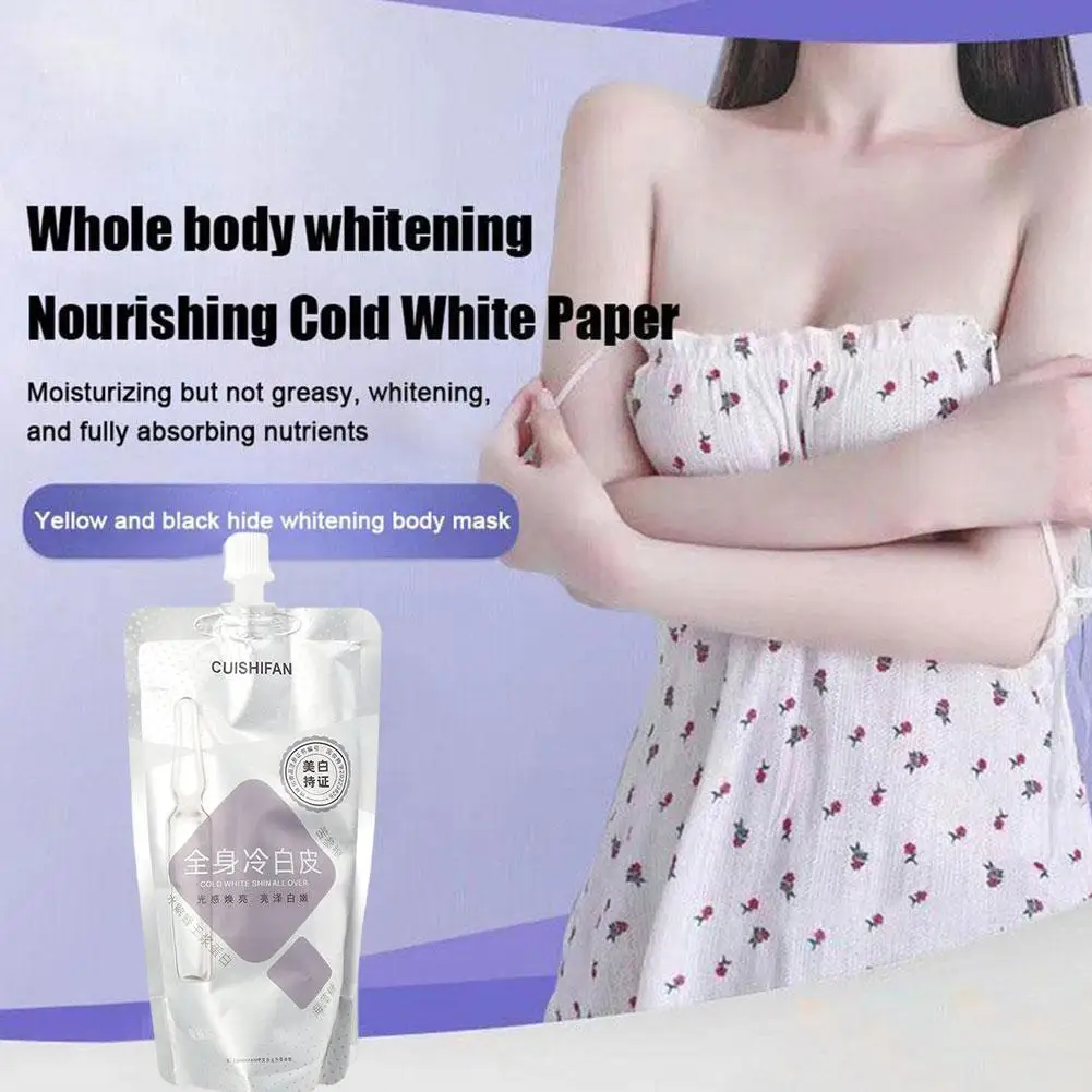 Body Whitening Cream Cold White Skin All Over Moisturizing Brightening Cream Skin Products Long Lasting Fragrance Bleaching K8Y4