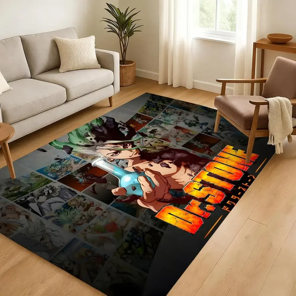 2026 Cartoon Dr S-Stone Science Future Absorbent Non-Slip Floor Mat Flannel Rug Bedroom Living Room Door Mat Home Decor