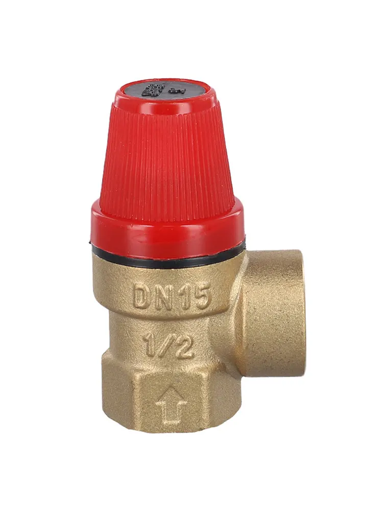 Brass Constructed Safety Valve Featuring a Robust Diaphragm Mechanism Operating at Safe Pressures of Up to 6 Bar