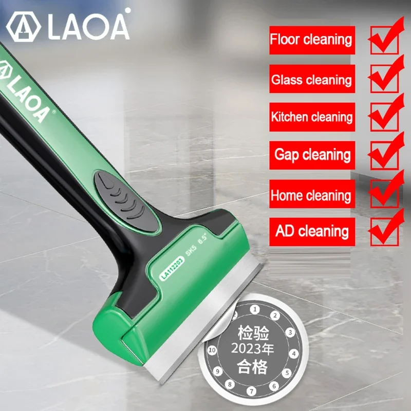 LAOA 6.5\'\' Cleaning Shovel Cutter Multifunctional Knife for Glass Floor Tiles Scraper Cleaner Remover Spatula Home Hardware Tool