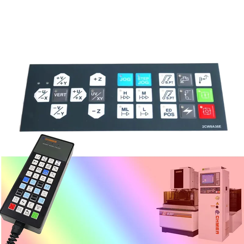 

2CW8A36E Keyboard film for CHMER series Wire cut EDM Spare Parts