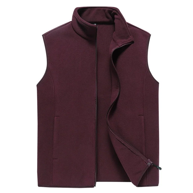 2026 Spring Autumn Men Casual Vest Fashion Male Sleeveless Jacket Coats Men Stand Collar Zipper Waistcoats Clothing Oversized