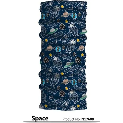 Narr Kid Bandana Space 4-12 Aged Headband-Neck Collar