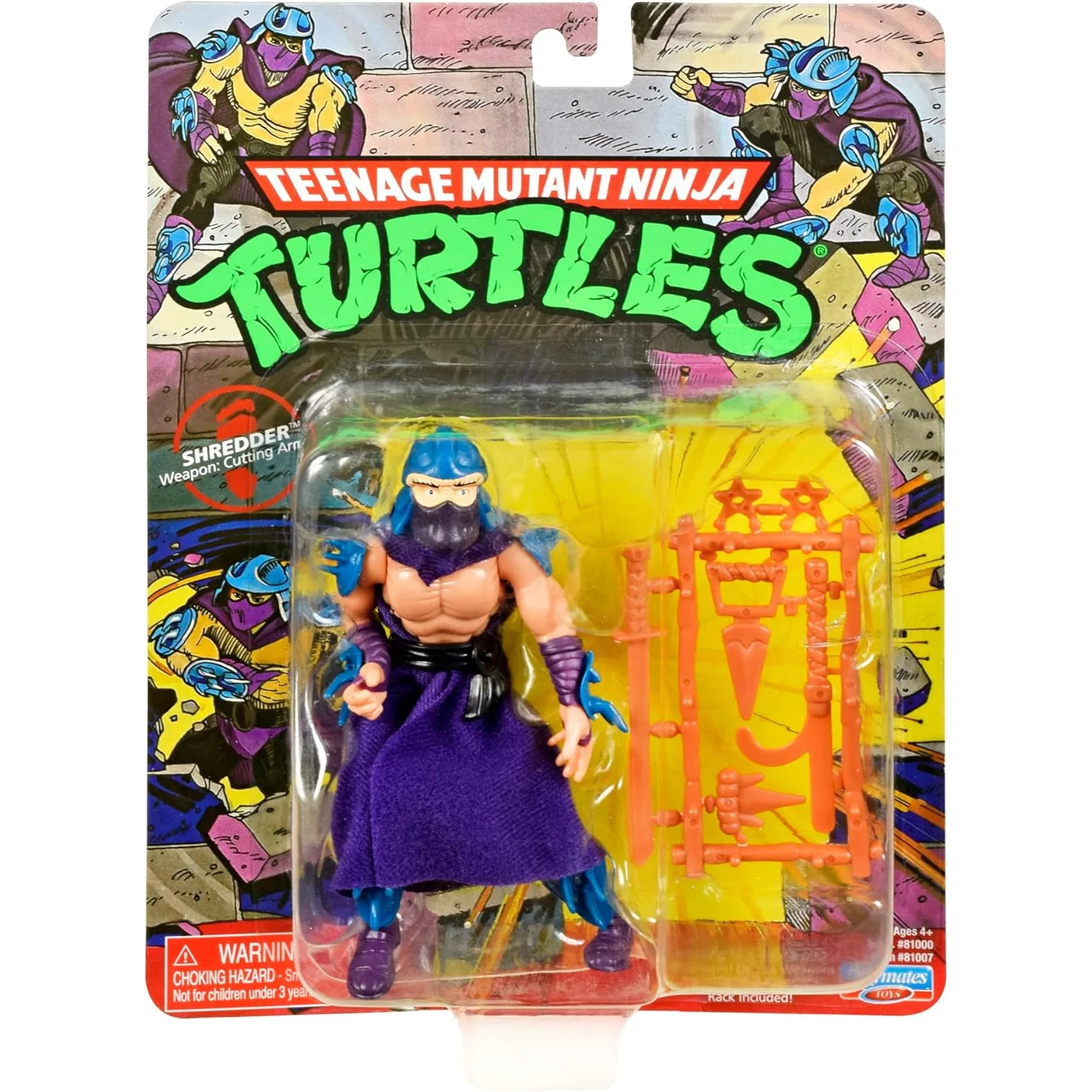 

Teenage Mutant Ninja Turtles: 4” Original Classic Retro 2013 Shredder Basic Action Figure By Playmates Toys Action Figure