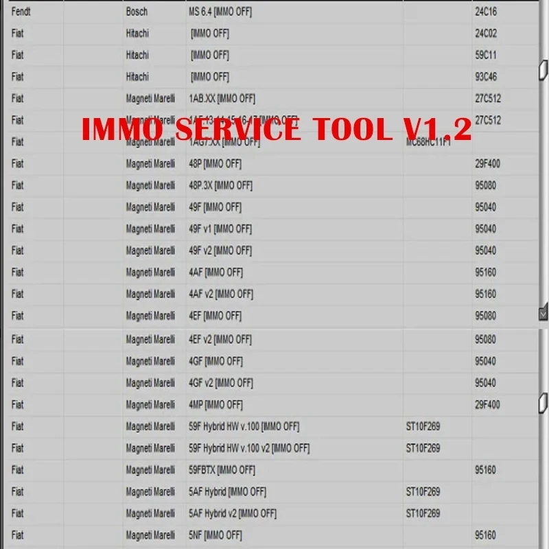 Latest version Car Repair Software IMMO SERVICE TOOL V1.2 immo off Virgin eeprom IMMO KEY PIN CODE CALCULATOR BSI VDO DASHBOARD