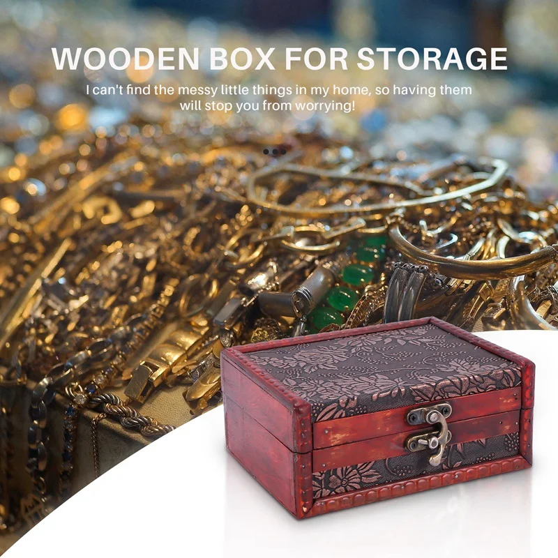 

Rog-eyTreasure Box Treasure Chest for Gift Box,Cards Collection,Gifts and Home