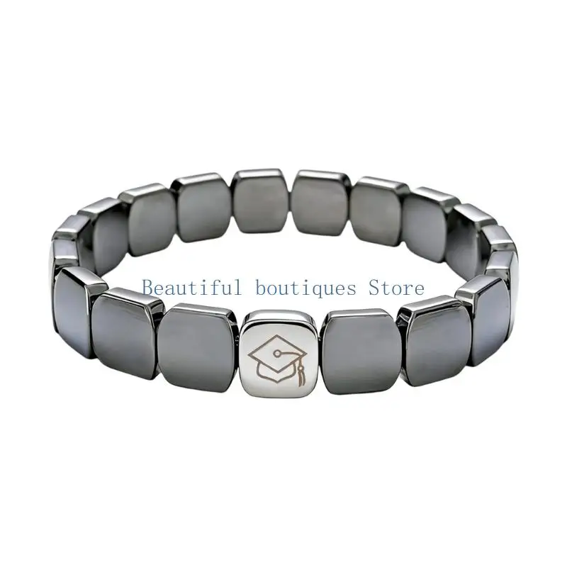 U4LF Symbolic 2026 Year Beaded Bracelet Academic Achievement Gift For Students