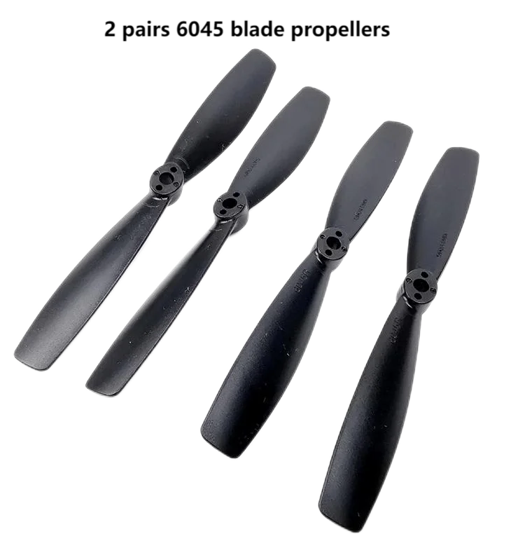 6045 6x4.5 Black Propeller Props CW CCW For Quadcopter QAV250 New Sale