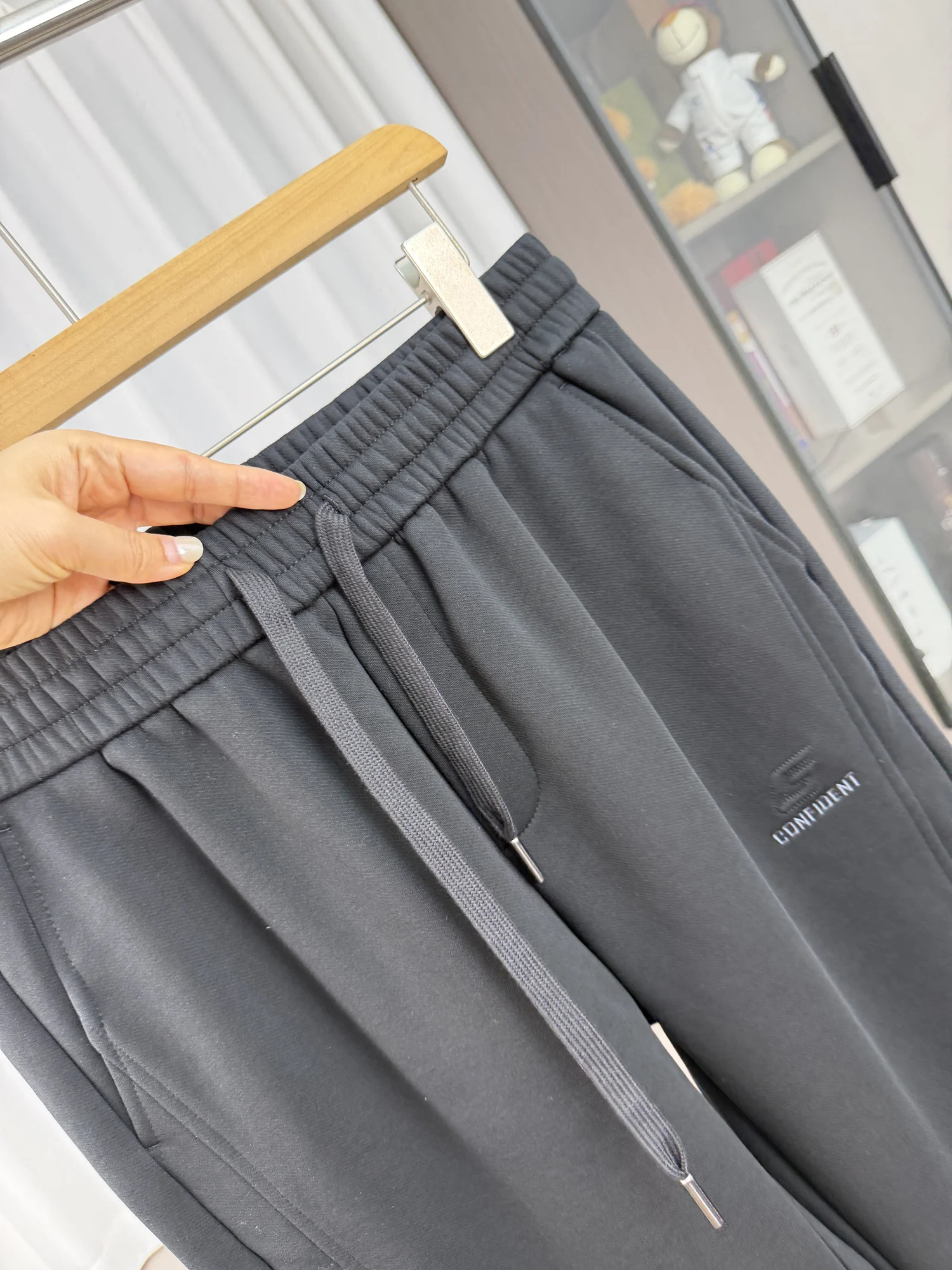 Thickened Fleece! Men's Autumn Winter Warm Elastic Waist Versatile Comfortable Sports Casual Pants Straight Leg Casual Trousers