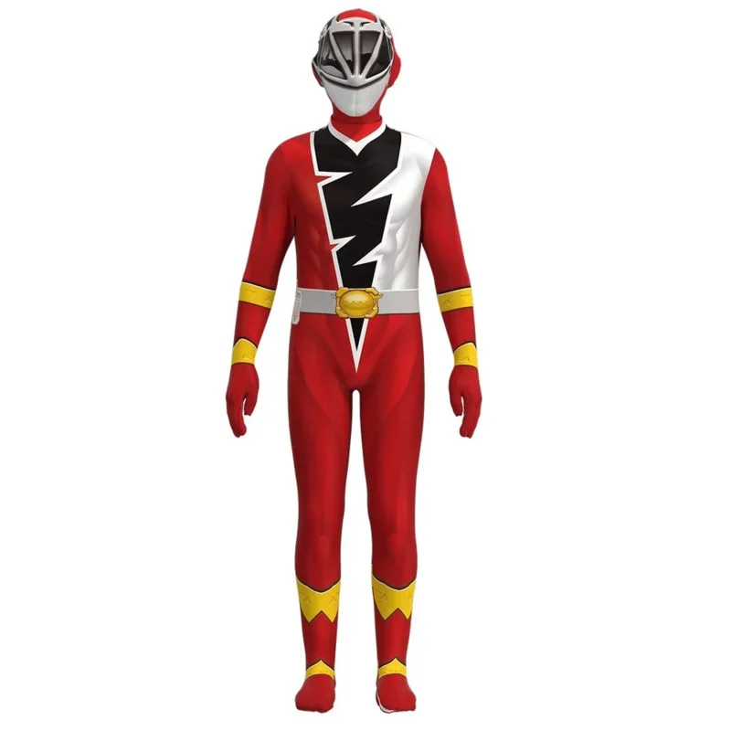 Boys Anime fancy adult kids kishiryu Sentai ryusougger jumpsuit cosplay costume Halloween party role play children men clothes