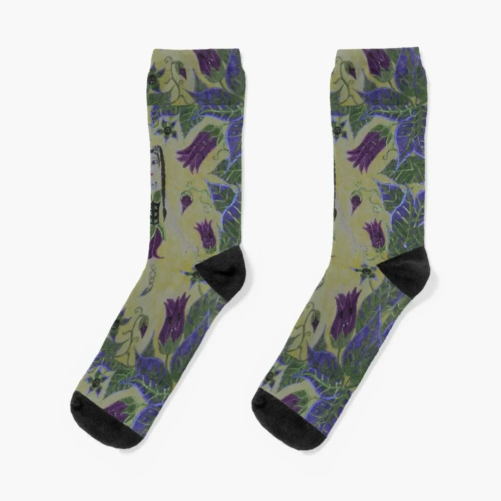 

Deadly Nightshade Faerie (Pretty Poisons 1) Socks custom anti-slip Non-slip Girl'S Socks Men's