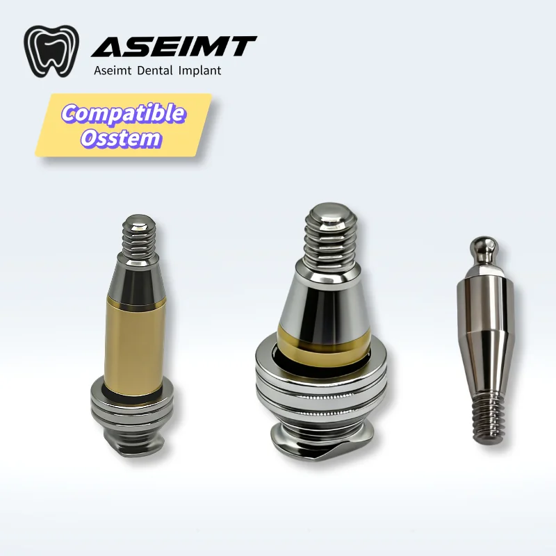 

Dental Suitable for osstem spherical cap abutment stud fittings planting substitute transfer rod instant titanium substrate