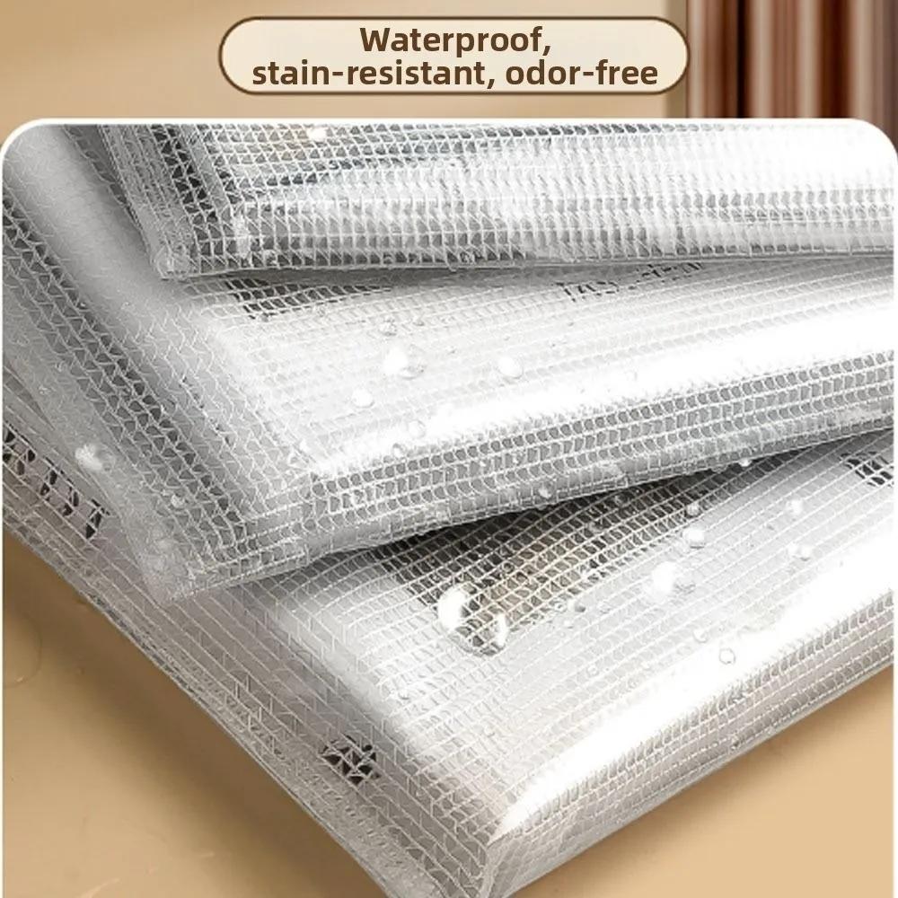 with Zipper and Handle A3 Project Bag Large Capacity Mesh PVC Mesh Art Bag Thickened Multifunctional Storage Bag Office Supplies