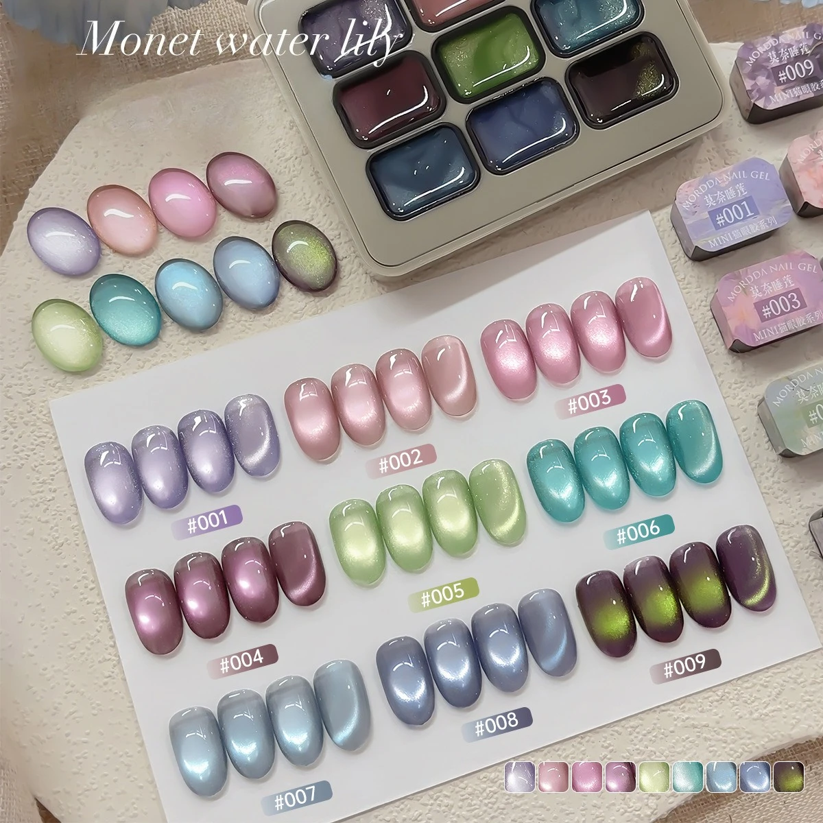 

9-цветные телесные розовые лунные лаки с изображением кота, магнитные гелевые лаки, супер белый свет, УФ/светодиодные магнитные ногти, сверкающие Varnis для маникюра