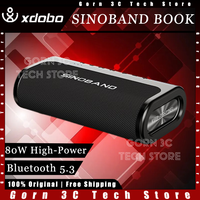 XDOBO SINOBAND BOOK Wireless Speaker Portable 80W High-Power High Volume Bluetooth 5.3 IPX5 Waterproof Customized Subwoofer