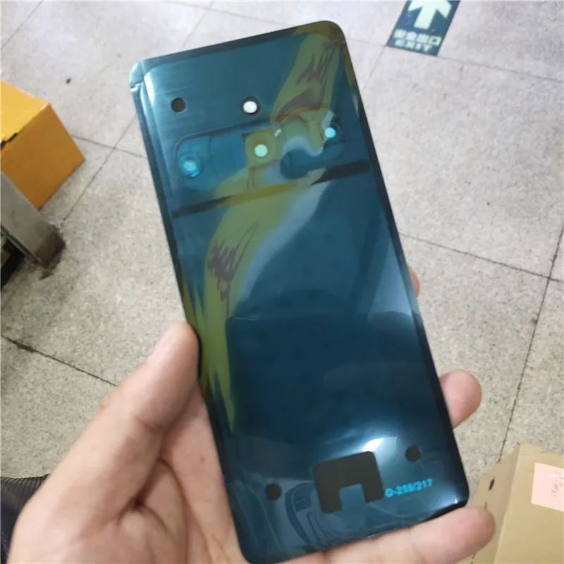 Glass Back Battery Cover for ZTE Blade A75 5G Z2357N Housing Lid Rear Door Case with Camera Frame Lens
