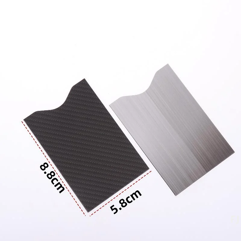غطاء حافظة بطاقات بنكية من قطعة واحدة؛ حافظة بطاقة ائتمان RFID آمنة ضد السرقة
