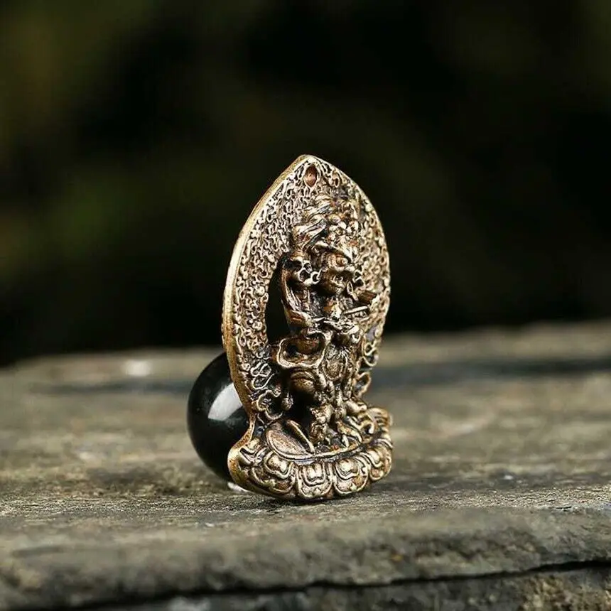 Brass Nepalese Buddha Statue Diy Gift exquisite handicraft