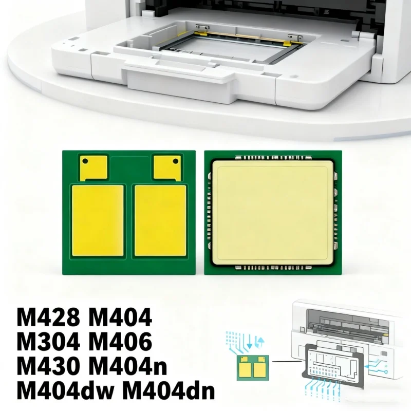 1 Uds Chip de cartucho de tóner para HP M428 M404 M304 M406 M430 M404n M404dw M404dn MFP M428fdw M428fdn CF259A CF258A CF276A 58A 59A