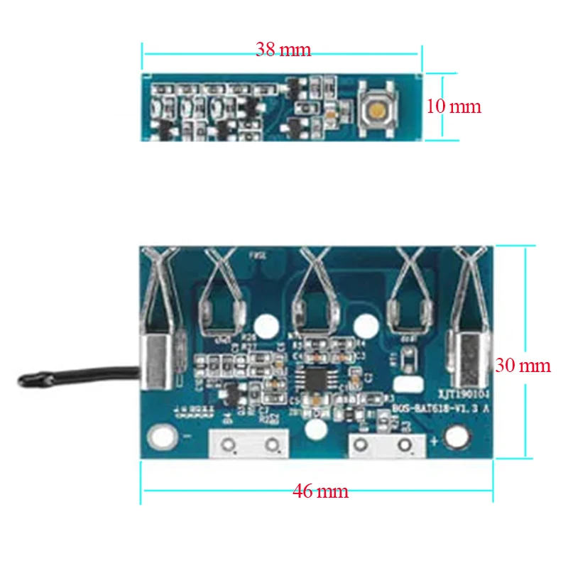 BAT618 Płytka drukowana zabezpieczająca ładowanie akumulatora litowo-jonowego do wykrywania napięcia Bosch 18V 3.0Ah 6.0Ah BAT610 BAT609G BAT618G