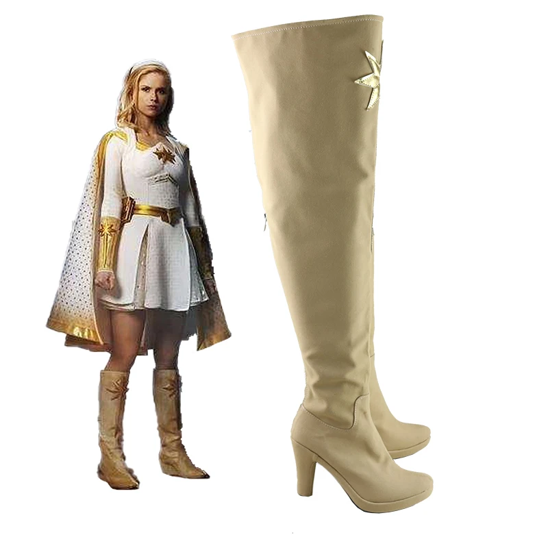 Chaussures de Costume de Cosplay Starlight The Seven Annie janvier, bottes de fête de carnaval Anime Halloween