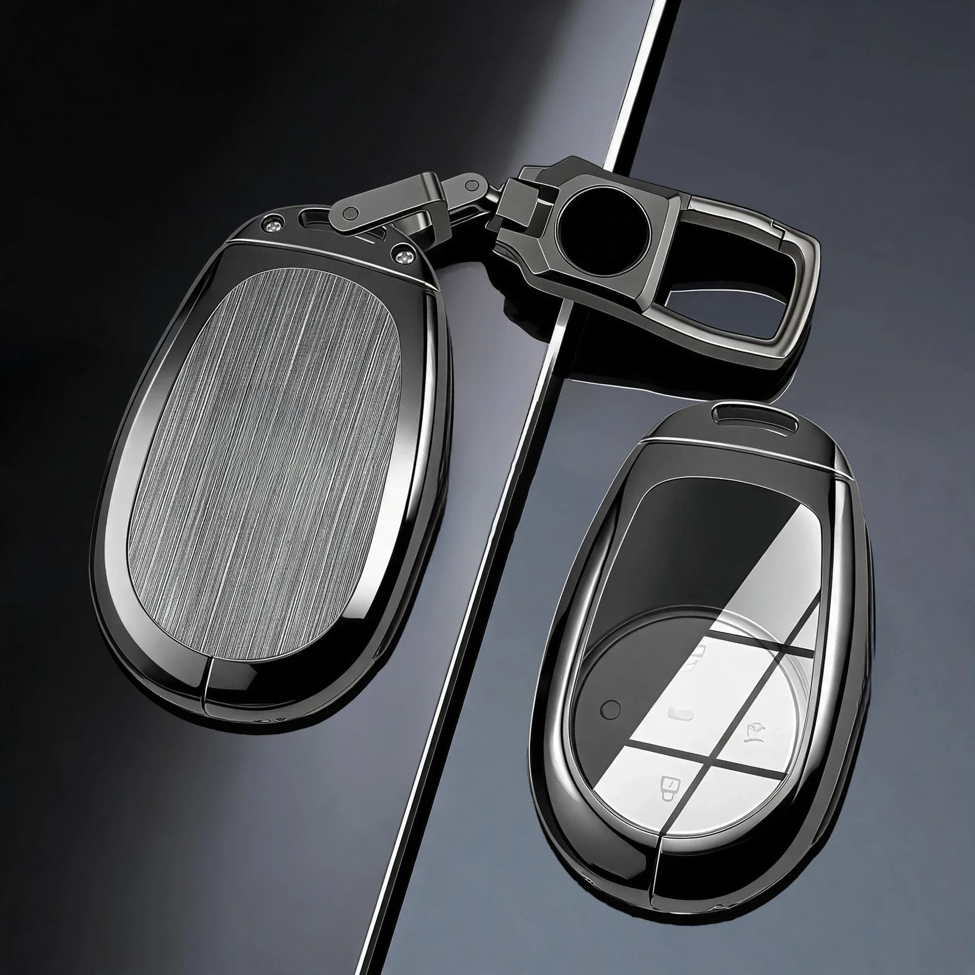 Zinc Alloy Car Key Case Cover Shell Protector Fob Holder for Toyota Bozhi 3X BZ3X 2026 Keychain Accessories