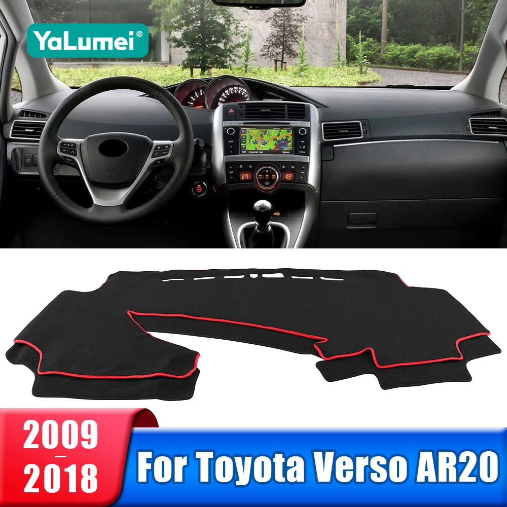 

Car Dashboard Cover For Toyota Verso AR20 2009 2010 2011 2012 2013 2014 2015 2016 2017 2018 Dash Sun Shade Mat Pad Accessories
