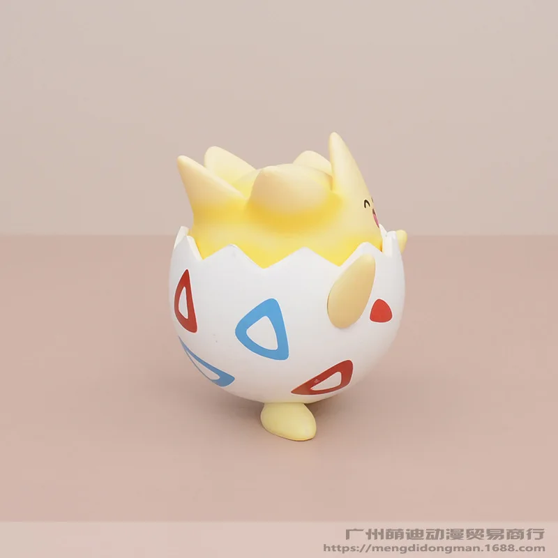 Figurines de dessin animé Pokemon Happy Togepi, ornement de bureau de voiture, modèle mignon, poupée, jouets pour garçons et filles, cadeau Surprise à collectionner