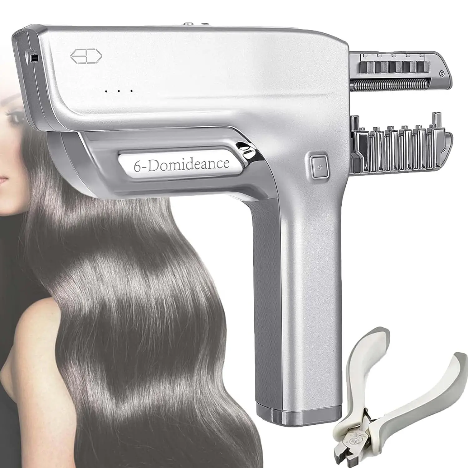 

Professional Salon Three Generation 6D Hair Extension Tools Equipment Real Hair Extension Machine