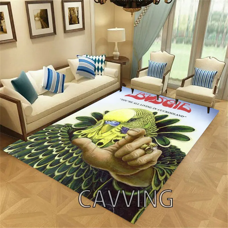 Budgie Band  3D Print Carpets Flannel  Rugs Anti-slip Large Rug Carpet  Home Decoration for Living Room Bedroom