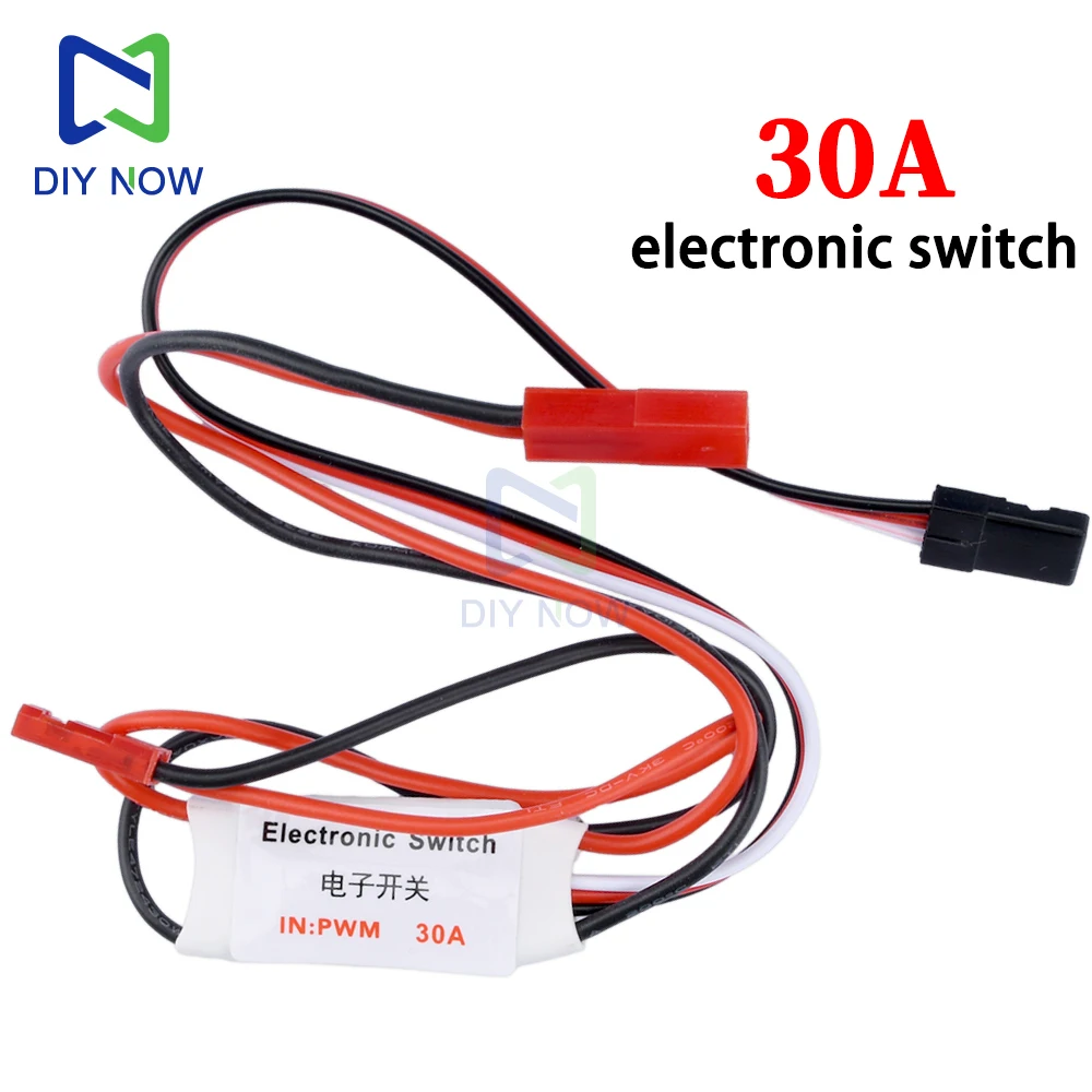 2A 20A 30A High Current Remote Control Electronic Switch Aerial Model Plant Protection RC Drone Water Pump PWM Signal Control