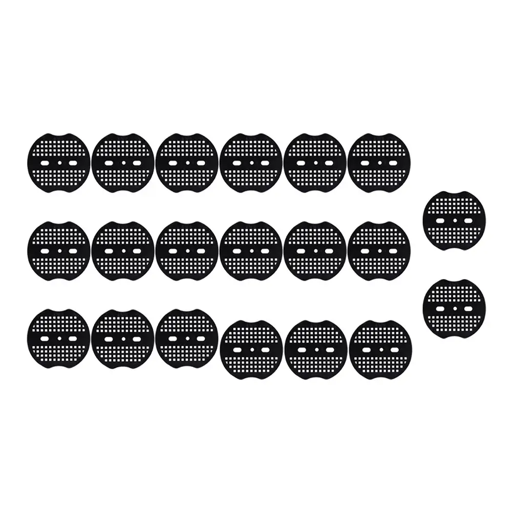 

100pcs Garden Nail Spacers Ground Pegs Gasket U-Shaped Stakes Lawn Staples Pad Gaskets Plastic Pads Frame PE Material Home