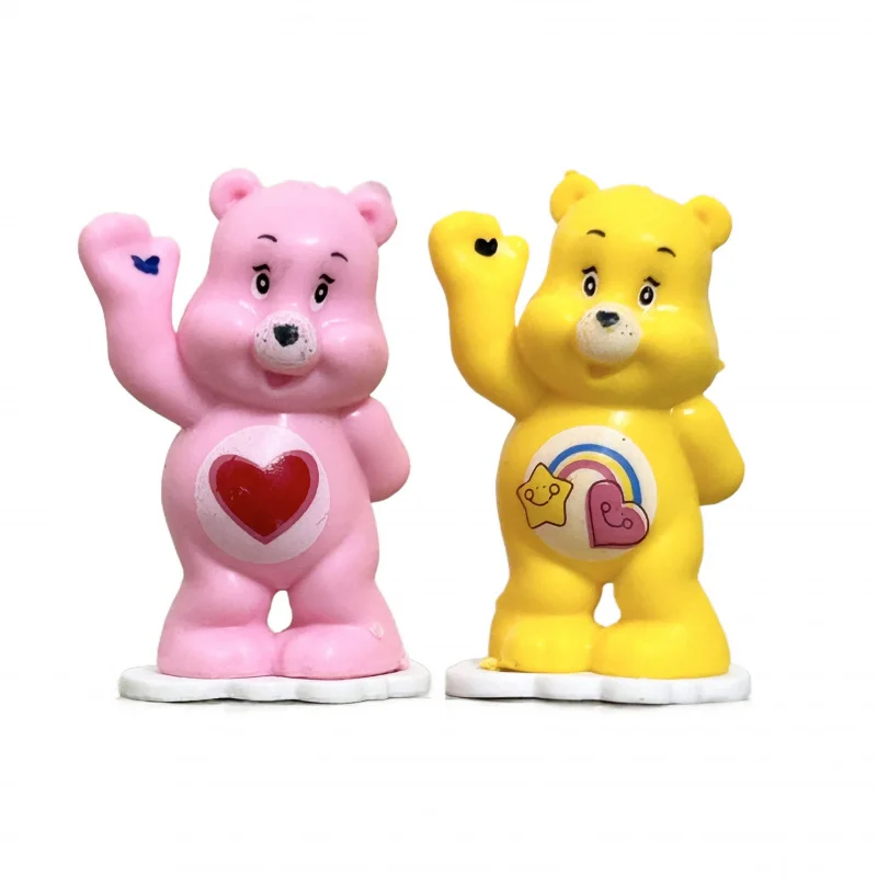 Soins ours doux mignon dessin animé ours Anime mignon dessin animé ours figurines d'anime modèle drôle animaux accessoires enfants cadeaux