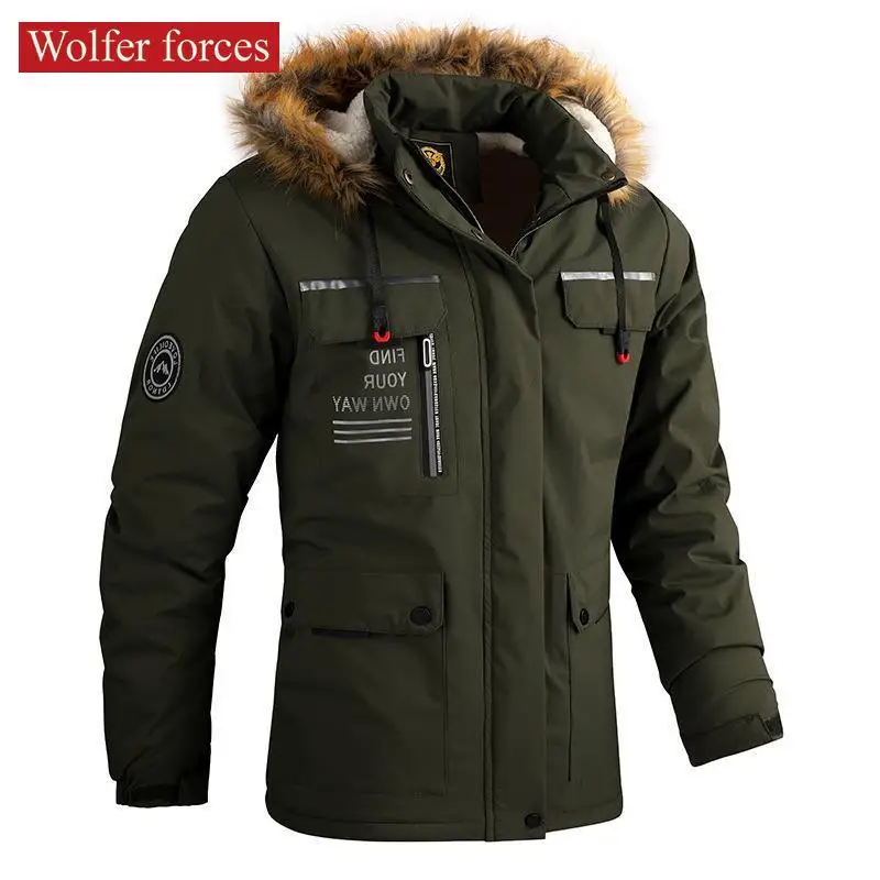 

Military Techwear Baseball Windbreak Heating Motorcycle Outdoor Oversize Camping Trekking Heavy Cold Withzipper Windbreaker