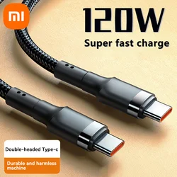 Xiaomi 120W Fast Charger PD Quick Charging High Quality USB C TO USB Type C Cable For iPhone 15 Plus Pro Max Samsung S24