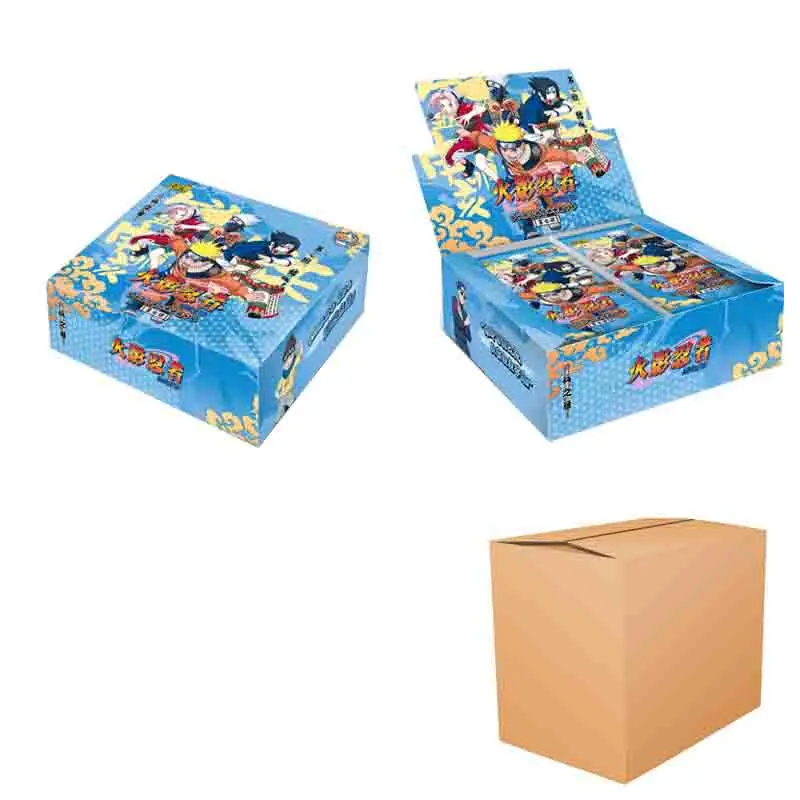 Naruto-Karten-Set Booster Box Tier2 Wave7 Case Pack Großhandel TCG Spielkarten-Tische Spiele