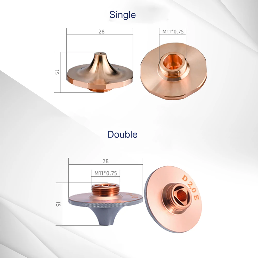 10 Stück BOCHU Original Laserdüsen SP-S SP-F BC Druckverstärker BOCI Laserschneiddüse für BOCHU BLT 2D Laserschneidkopf – Detail 4