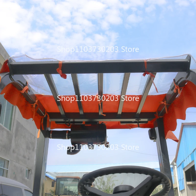 Forklift Canopy Awning Is Suitable for Hangzhou Forklift Canopy Longgong Liugong Thickened Rain Cloth