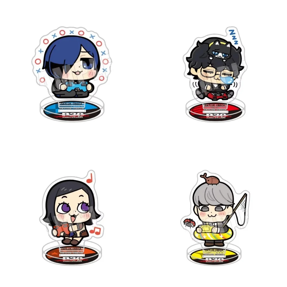 10CM Cute Anime Persona Acrylic Keychain Cosplay Q Version Characters Ornament Accessories Goods Collection Gifts