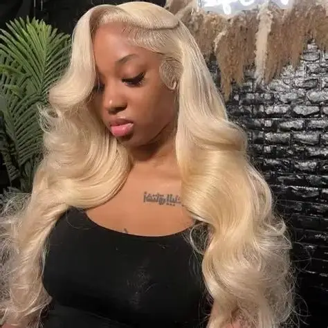 613 Blonde Body Wave 13x4 HD Lace Front Wig Human Hair 180% 200% Density 16-40 Inch Transparent Lace Frontal Wigs For Women
