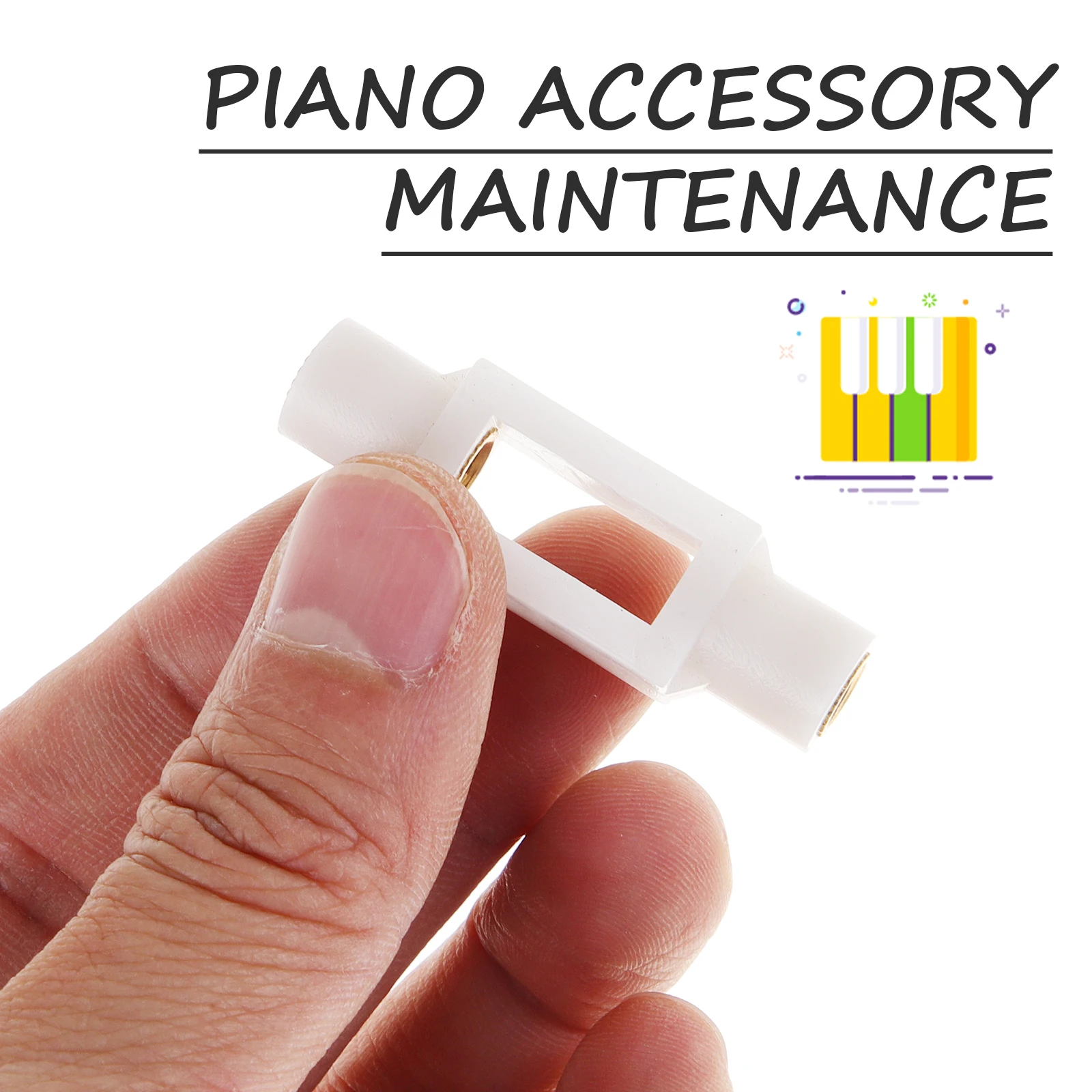 

Piano Tuning Tool Reusable Accurate Repair Buckle Ergonomic Design For Keyboard Instruments Piano Repair Parts Accessories