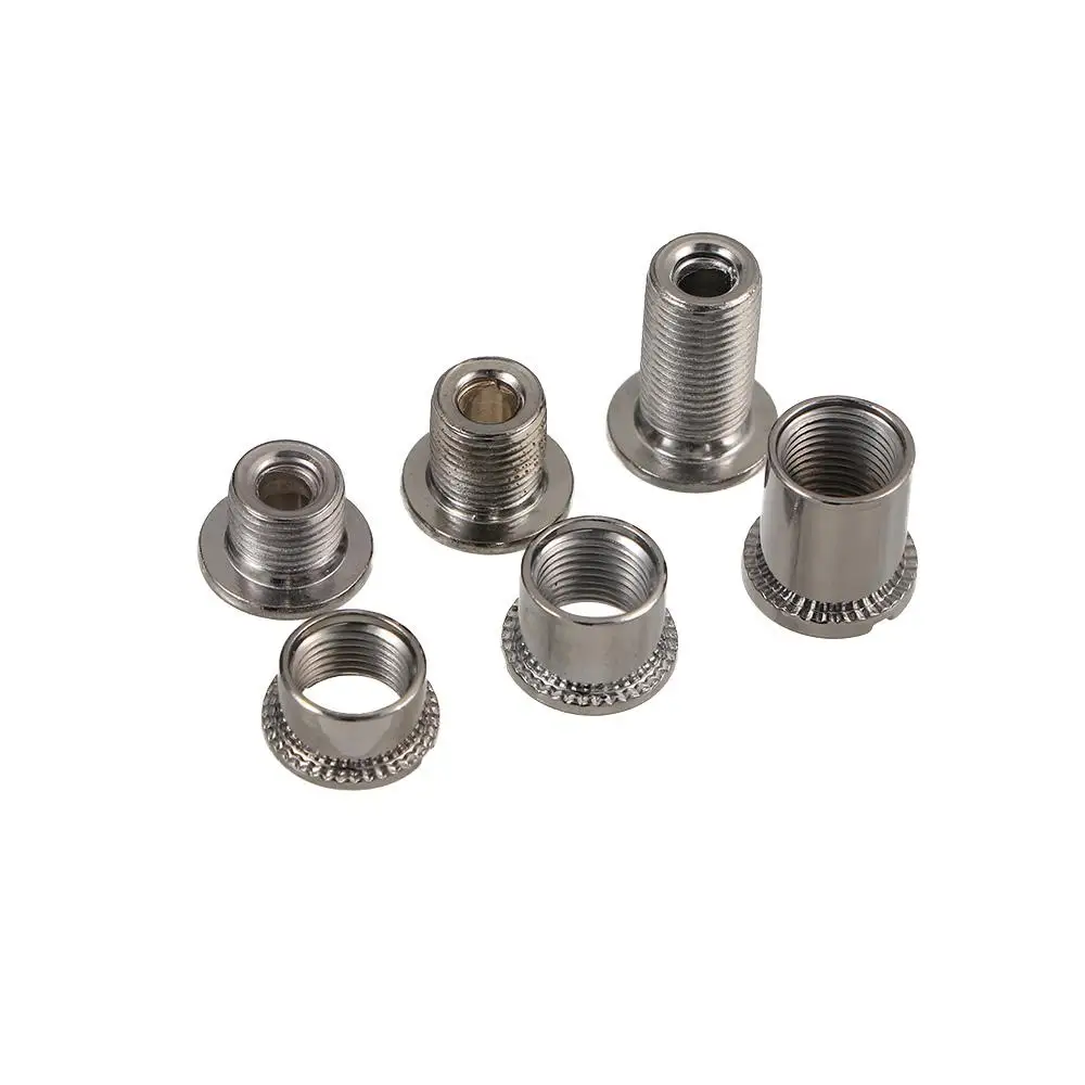 

Steel 5pcs Bike Parts Chainwheel Bolts Chainring Crank Nuts Disc Plate Nail Dental Disc Nail Crankset Bolts Screws