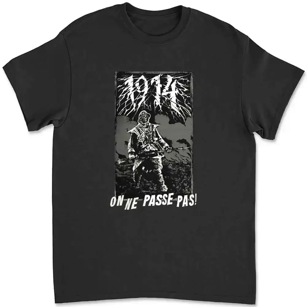 1914 On Ne Passe Pas Bolt Thrower Benediction Paradise T-shirt SS0O