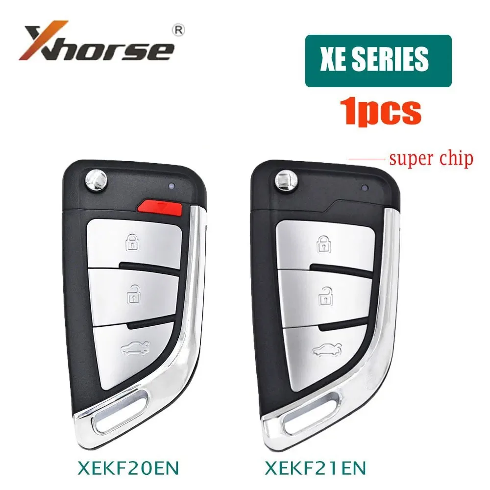 1pcs Xhorse VVDI Super Remote XEKF21EN XEKF20EN 3/4 Buttons with XT27A XT27A66 Chip for VVDI2 /VVDI MINI Key Tool/VVDI Key Tool