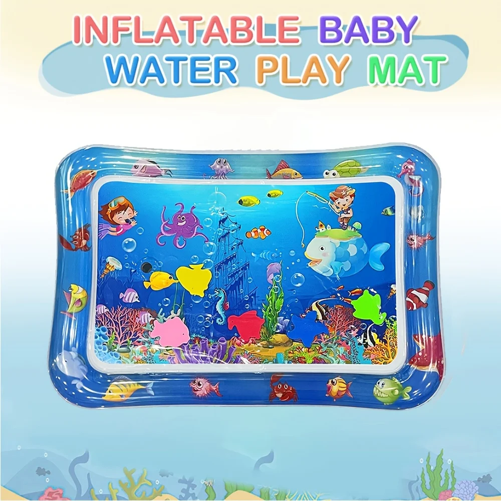 1 قطعة نمط الصيد نفخ بولي كلوريد الفينيل الطفل اللعب المياه حصيرة طفل وسادة الاطفال التعليم المبكر النشاط اللعب حصيرة وسادة الاطفال هدية #1