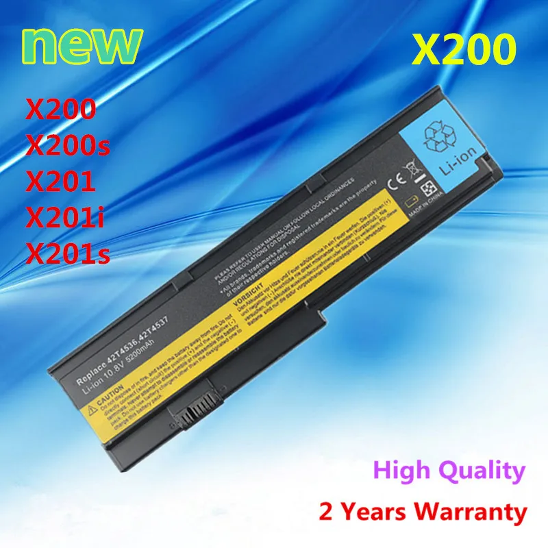 

New X200 Laptop battery for LENOVO 42T4647 42T4648 42T4834 42T4835 43R9253 43R9254 ASM 42T4537 FRU 42T4536 42T4538