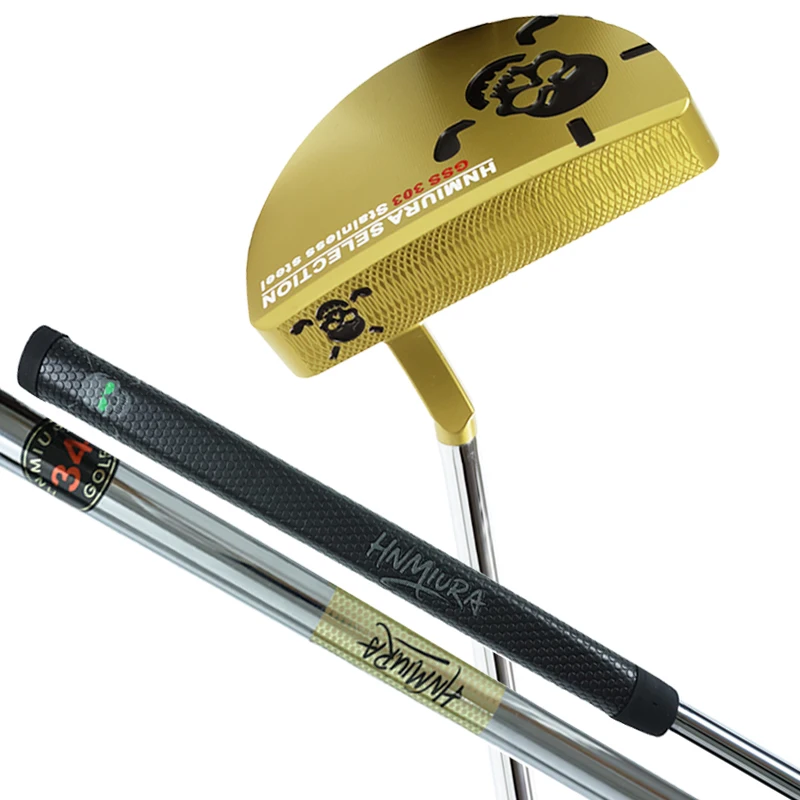 Golf Club  GSS303 Stainless Steel Golf Putter Unisex Right Handed Putter Steel Shaft Length 33/34/35