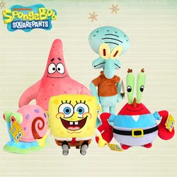 Anime Spongebob Squarepants Patrick Star Squidward Eugene H. Krabs Gary Kawaii Stuffed Plush Toys keychain Birthday Gift For Kid