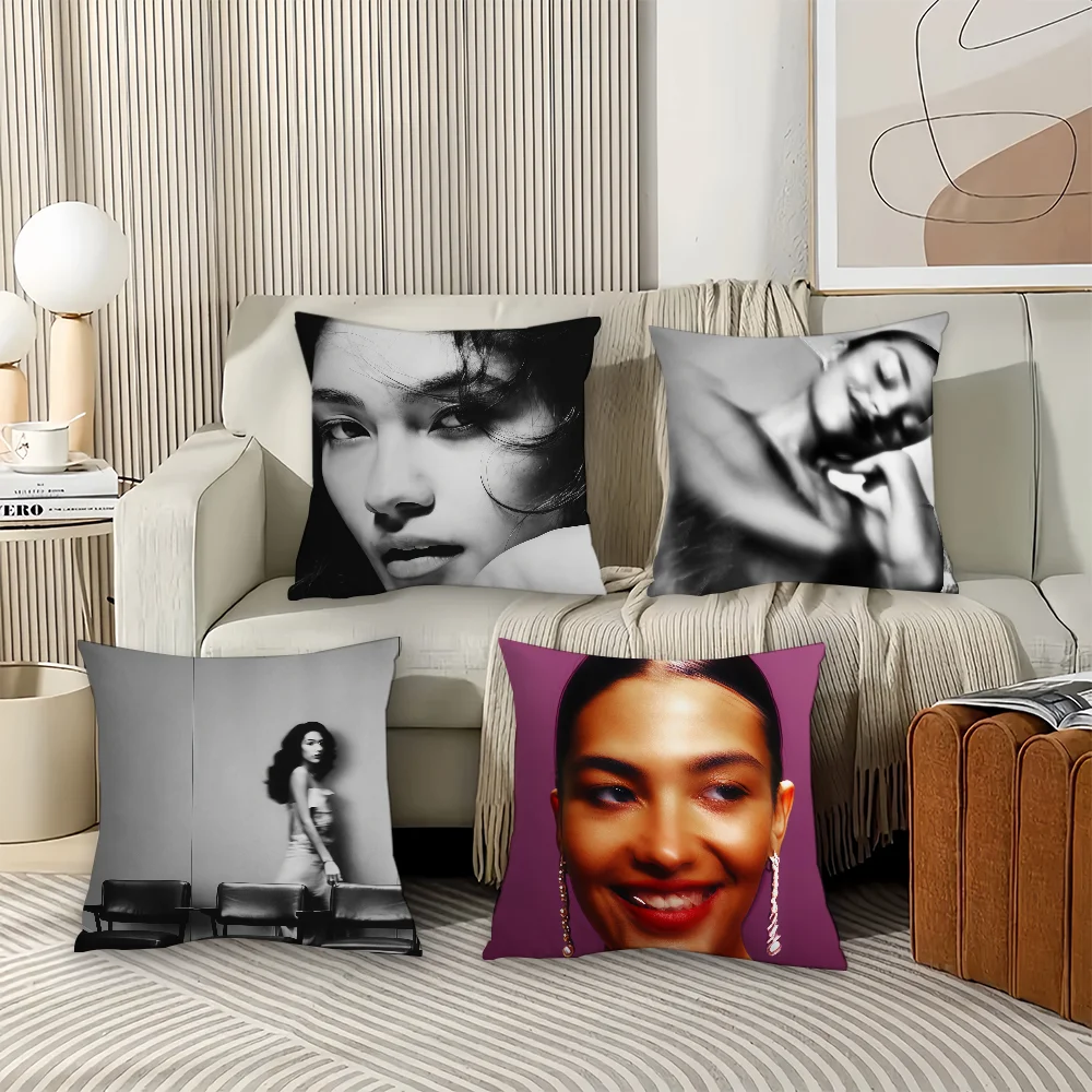 British singer O-Olivia D-Dean  Pillow Case Office Cushions Suitable For Sofa Car Bedroom Decorative Cushion Cover