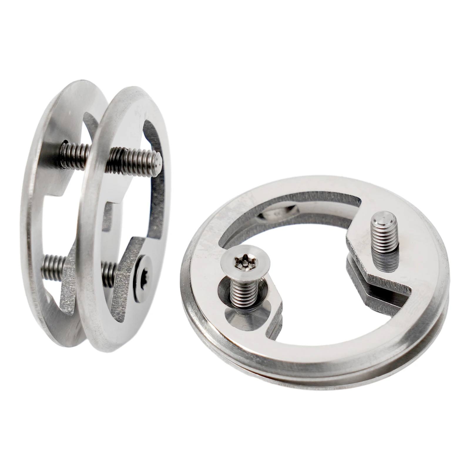 

TC4 Alloy Pedal Plate Bow for Wahoo KICKR and For SpeedPlay Pedals 3cm Size 15g Silver Bicycle Training Component